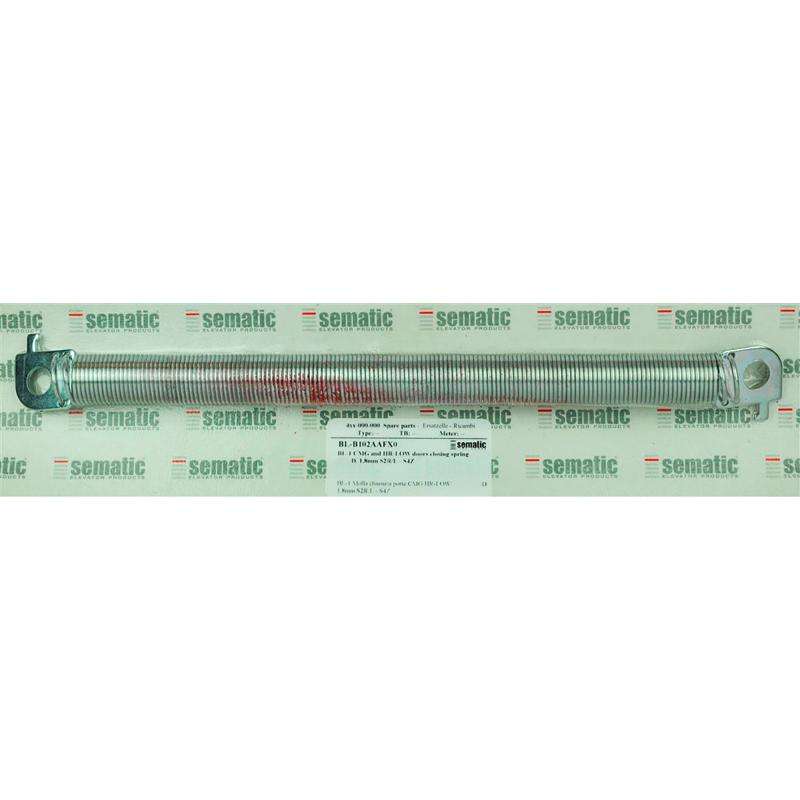 BL-B102AAFX05 | 1 X DOOR CLOSE SPRING. LENGTH: 400MM. FOR S2R/L WITH TB=1200-1250. FOR S4Z WITH TB=1300-1350. (RED MARKING)