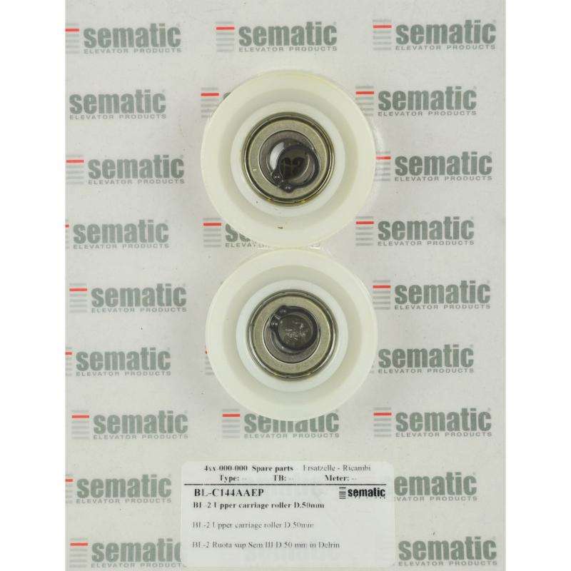 BL-C144AAEP | 2 X UPPER CARRIAGE ROLLER D.50MM