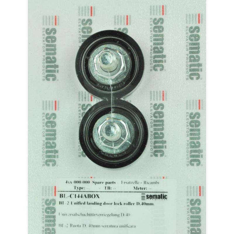 BL-C144ABOX | 2 X UNIFIED LANDING DOOR LOCK ROLLER D.40MM